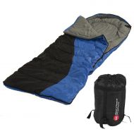 Compression Single Sleeping Bag 23f/-5c 2 Camping Hiking 84x 55 W Carrying Case New