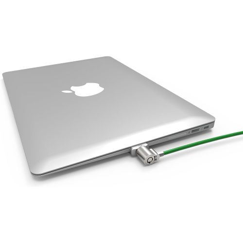  Compulocks Maclocks MBALDGZ01KL Ledge Security Laptop Lock Slot Adapter with Keyed Lock for MacBook Air (Silver)