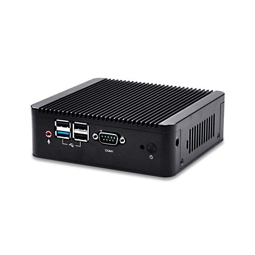  Qotom NANO ITX Computer Q190P 8G ram 16G SSD 300M WIFI with PXE diskless booting Four serial ports dual lan ports ubuntu DC 12V itx J1900 Mini PC