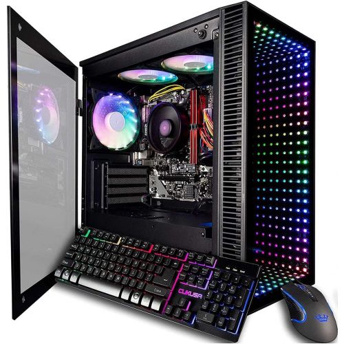  [아마존베스트]Computer Upgrade King CUK Continuum Micro Gaming PC (No OS, 16GB 3000MHz RAM, 512GB NVMe SSD, AMD Ryzen 3 3200G with Radeon Vega 8 Graphics, 500W PSU, AC WiFi) Gamer Desktop Computer