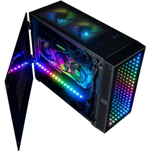  Computer Upgrade King CUK Continuum Gamer PC (AMD Ryzen 7 2700, 16GB RAM, 500GB SSD, NVIDIA GeForce GTX 1070 8GB, 500W Bronze PSU, Windows 10 Home) VR Ready Gaming Desktop Computer