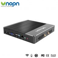 Mini PC Small Computers Fanless Industrial Office Personal Desktop Computer with Aluminum Case Intel Core i5 6200U Dual Core 150Mbps WiFi 1000Mbps LAN, Support Linux Windows 7/8/10