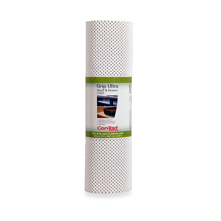  Con-Tact Grip Non-Adhesive Ultra Shelf and Drawer Liner in White