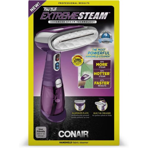  [아마존베스트]Conair Turbo Extreme Steam Hand Held Fabric Steamer, Purple-Amazon Exclusive, Plum