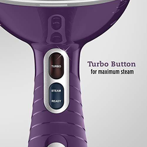  ConairPRO Dog Conair Turbo Extreme Steam Hand Held Fabric Steamer, Purple-Amazon Exclusive, Plum