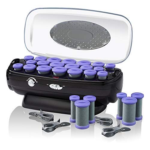  Conair INFINITIPRO BY CONAIR Instant Heat Ceramic Flocked Rollers w Ionic Generator, Retractable Cord Reel, 20 count