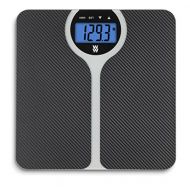WW Scales by Conair Carbon Fiber Design BMI Bathrom Scale - Shows BMI (body mass index) for 4 users,...