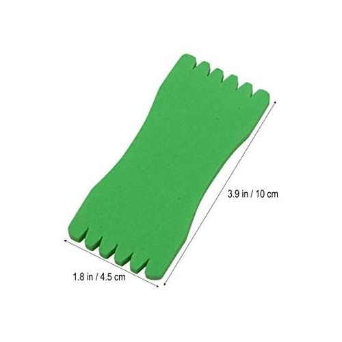  [아마존베스트]LIOOBO Reel Fishing Line Foam Pad Sponge Fishing Accessories Random Colour 10 x 4.5 x 0.6 cm Pack of 40