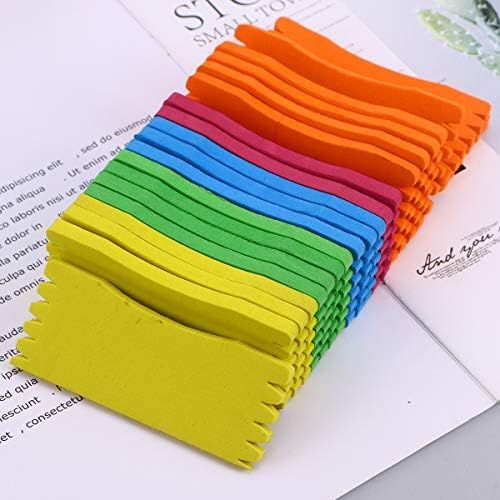  [아마존베스트]LIOOBO Reel Fishing Line Foam Pad Sponge Fishing Accessories Random Colour 10 x 4.5 x 0.6 cm Pack of 40