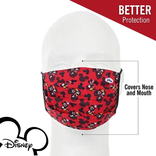  Concept One Disney Mickey Mouse Jumping Out of Icons Kids Face Mask, Multi, Standard