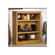 Concepts In Wood Midas Three Shelf Bookcase - 36H Dimensions: 30.5W x 10.5D x 36H Weight: 57 lbs Medium Oak Finish