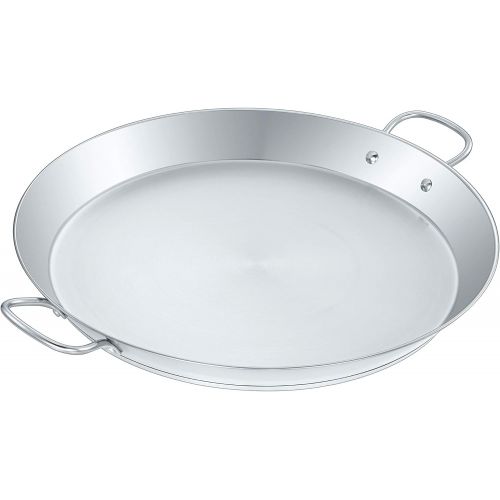  CONCORD Premium Stainless Steel Paella Pan with Heavy Duty Triply Bottom (18 (46 CM))