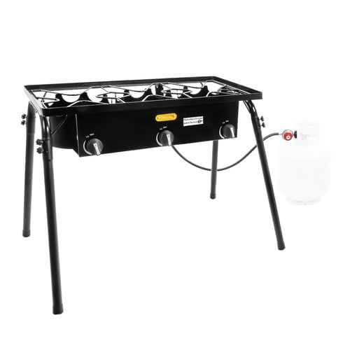  Concord Cookware Triple Burner Outdoor Stand Stove Cooker