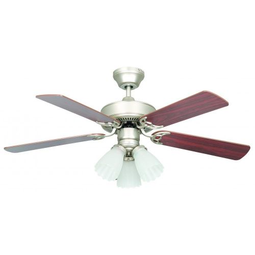  Concord Fans 42HEH5ESN 42 Inch Heritage Home Ceiling Fan - Satin Nickel