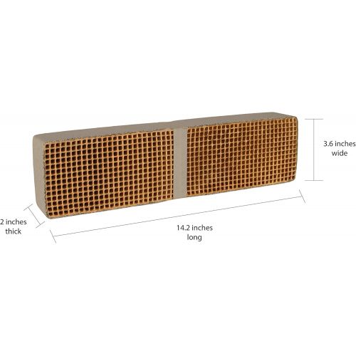  Condar Ceramic Catalytic Combustor for Fireplace Xtrordinair FPX44 and FPX44AZC by Travis Industries Wood Stoves CC 520