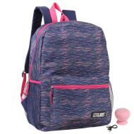 Confetti Girls Mad Labs Rainbow Heather Backpack with Bluetooth Spaeker Kids School, Multi, One Size