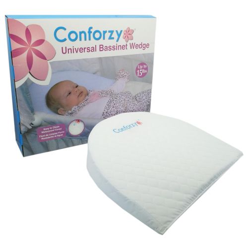  Conforzy Universal Bassinet Wedge, Newborn Baby Reflux Reducer and Nasal Congestion Reducer...