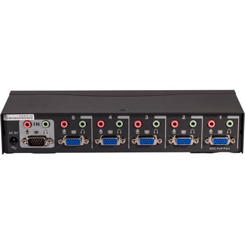  ConnectPRO VSE-105A 5-Port VideoAudio Distribution Amplifier