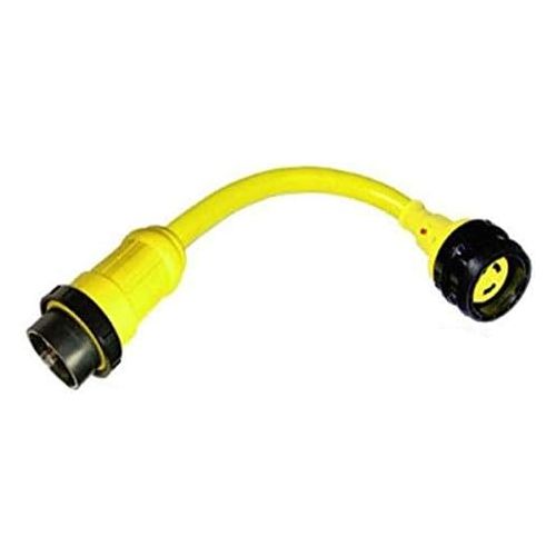  Conntek Marine Shore Pigtail Adapter Cord 50 Amp 125 Volt Shore Male Plug To 30 Amp Shore Female Connector