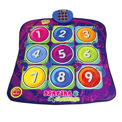  Constructive Playthings CP Toys - Dancing Challenge Rhythm and Beat Play Mat - Ages 3+