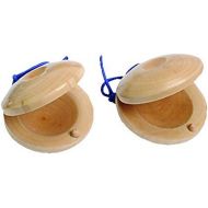 [아마존베스트]Wooden Castanets with Elastic Cord