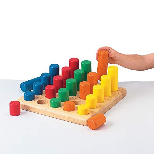  Constructive Playthings Giant Peg Grading Board - Learning Activity