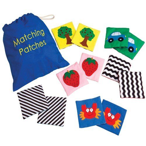  Constructive Playthings SVL-34 Visual Tactile Matching Patches, Grade: Kindergarten to 3, Age: 9.5 Height, 2.25 Wide, 7 Length