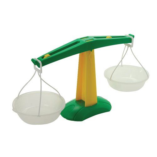  Constructive Playthings 21 W. x 10 H. Simple Scale with Removable Plastic Pans and Graduated Measuring Marks for Ages 3 Years and Up