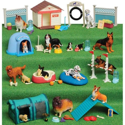  Constructive Playthings Dog Academy 51 pc. Playset