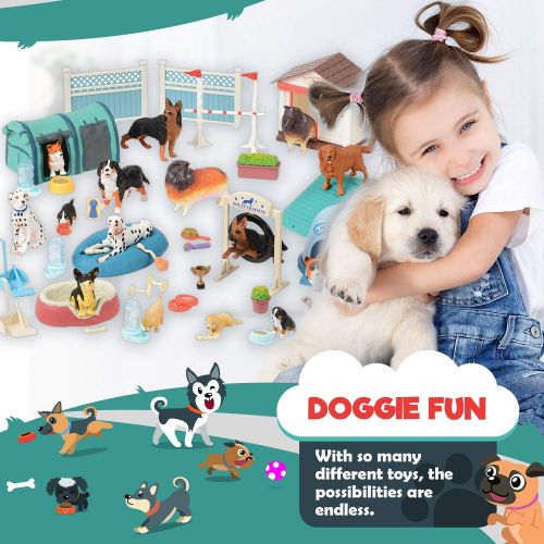  Constructive Playthings Dog Academy 51 pc. Playset