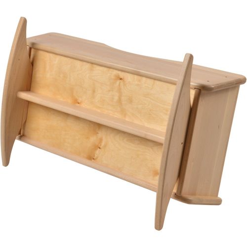  Constructive Playthings Wooden Doll Cradle - Made of Solid Maple