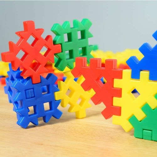  Constructive Playthings Waffle Shaped Building Blocks for Stem Engineering Learning