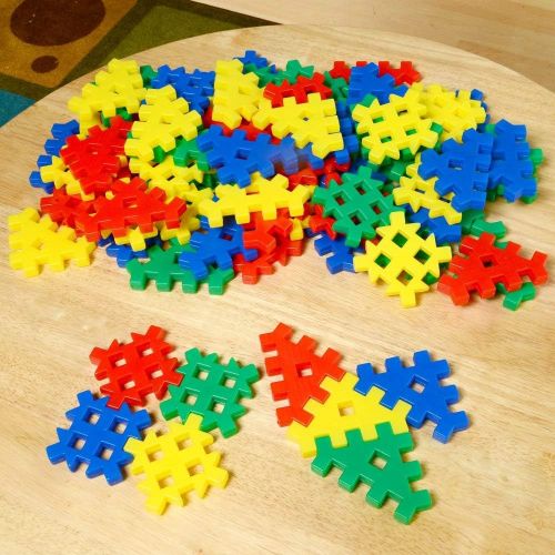  Constructive Playthings Waffle Shaped Building Blocks for Stem Engineering Learning