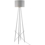 Contempo Lights SHSC427S Sherman 67 Floor Lamp, Silver