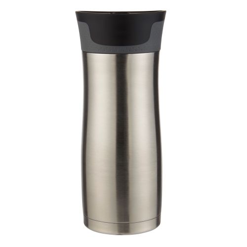  Contigo AUTOSEAL West Loop Vacuum-Insulated Stainless Steel Travel Mug with Easy-Clean Lid, 16 oz., Stainless Steel