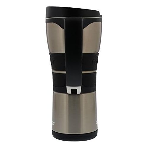  Contigo Extreme Vacuum Insulated Stainless Steel Travel Mug with Handle, 16oz, Silver