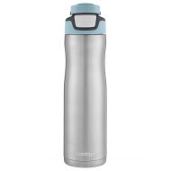Contigo Stainless Steel Water Bottle | Vacuum-Insulated Water Bottle | AUTOSEAL Chill Water Bottle, 24oz, Stainless/Ice Aqua