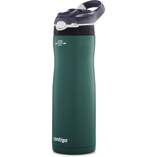  [아마존베스트]Contigo 2063292 Ashland Chill Water Bottle, 20 oz, Chard