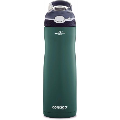  [아마존베스트]Contigo 2063292 Ashland Chill Water Bottle, 20 oz, Chard