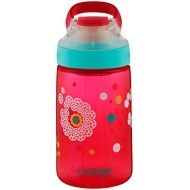 [아마존베스트]Contigo AUTOSEAL Gizmo Sip Kids Water Bottle, 14 oz, Cherry Blossom Dandelion