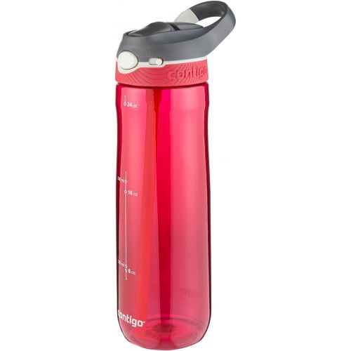  Contigo Autospout Ashland Water Bottle, 24oz , Sangria