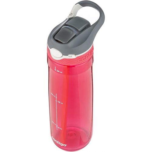  Contigo Autospout Ashland Water Bottle, 24oz , Sangria