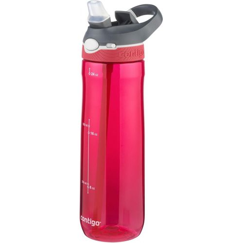  Contigo Autospout Ashland Water Bottle, 24oz , Sangria