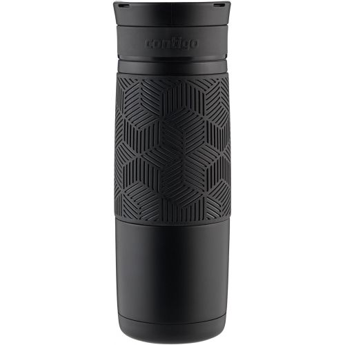  [아마존베스트]Contigo AUTOSEAL Transit Stainless Steel Travel Mug, 16 oz, Matte Black