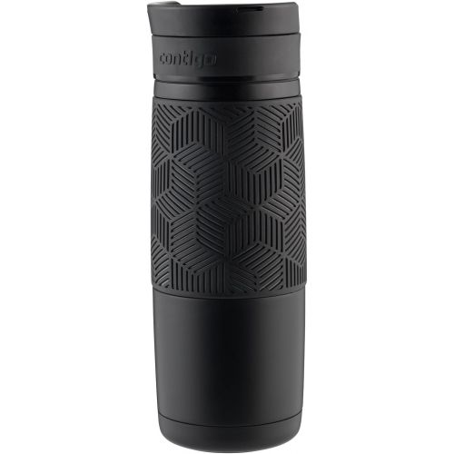  [아마존베스트]Contigo AUTOSEAL Transit Stainless Steel Travel Mug, 16 oz, Matte Black