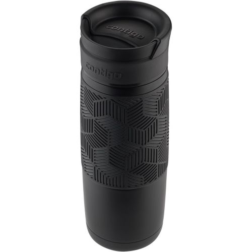  [아마존베스트]Contigo AUTOSEAL Transit Stainless Steel Travel Mug, 16 oz, Matte Black