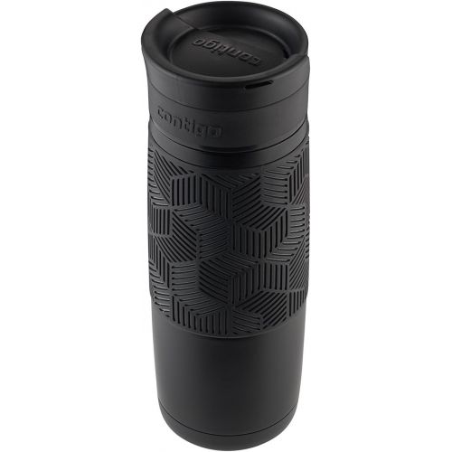  [아마존베스트]Contigo AUTOSEAL Transit Stainless Steel Travel Mug, 16 oz, Matte Black