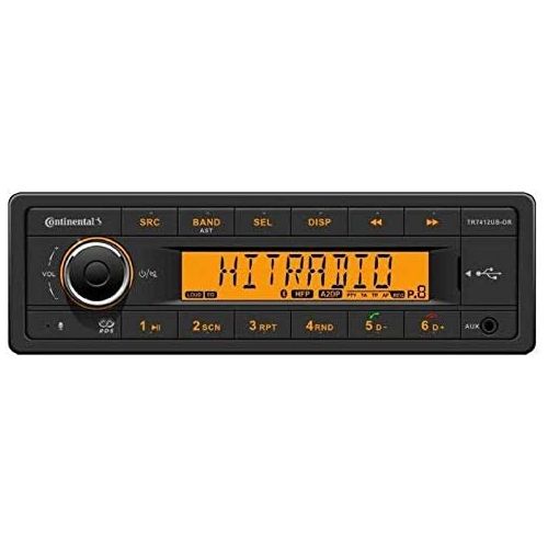  [아마존베스트]-Service-Informationen 12Volt/Bluetooth Car Radio RDS Tuner MP3/WMA/USB/12V TR7412UB or