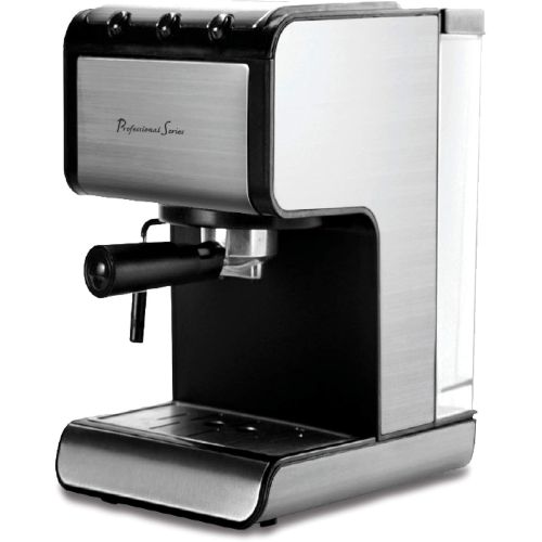  Continental Electric PS77199 Espresso Maker, 15-Bar, Silver