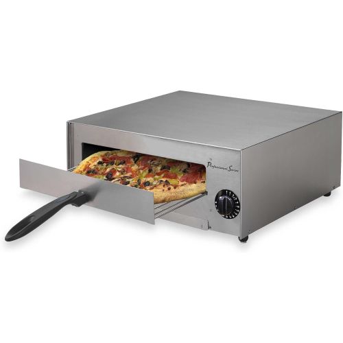  Continental Electric Professional Series PS75891 Pizza Oven Baker and Frozen Snack Oven, Stainless Steel
